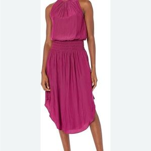 Ramy Brook Bella Blouson Halter Dress size M